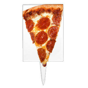 Adorno Para Tarta Se derritió la porción de pizza de chile de Slippe