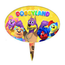 Topper de tarta de Doggyland
