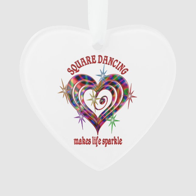 Adorno Paracaídas de baile cuadrado (Anverso)