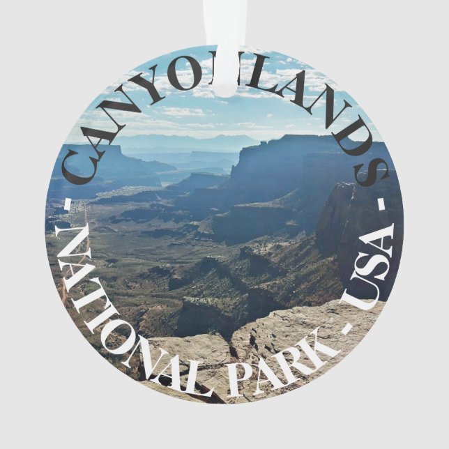 Adorno Parque nacional de los Canyonlands Viajes de Utah  (Reverso)