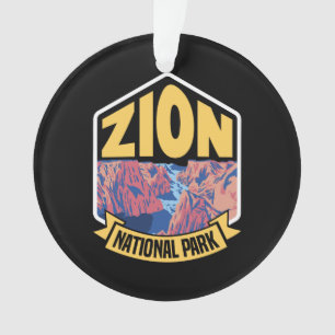 Adorno Parque nacional Zion, Retro de Utah
