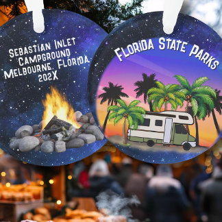 Adorno Parques Estatales de Florida Camping Palmeras