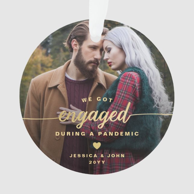 Adorno Participó Durante Una Pandemia 2 Fotografía Orname (Anverso)