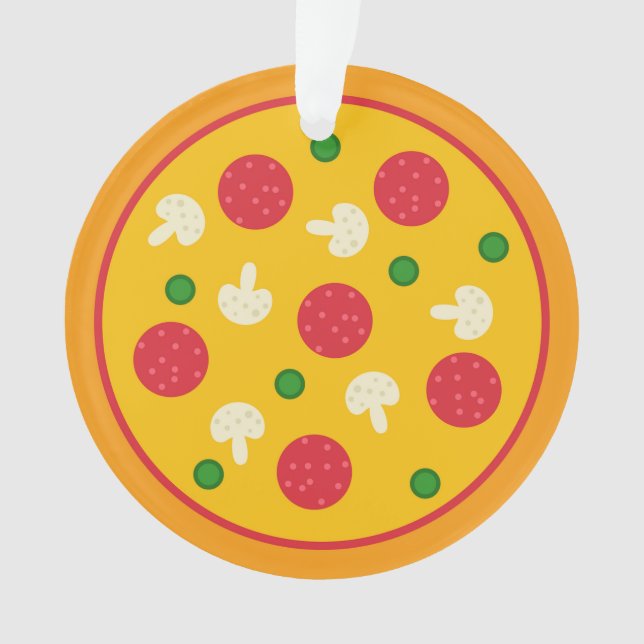 Adorno Pastel de Pizza (Anverso)