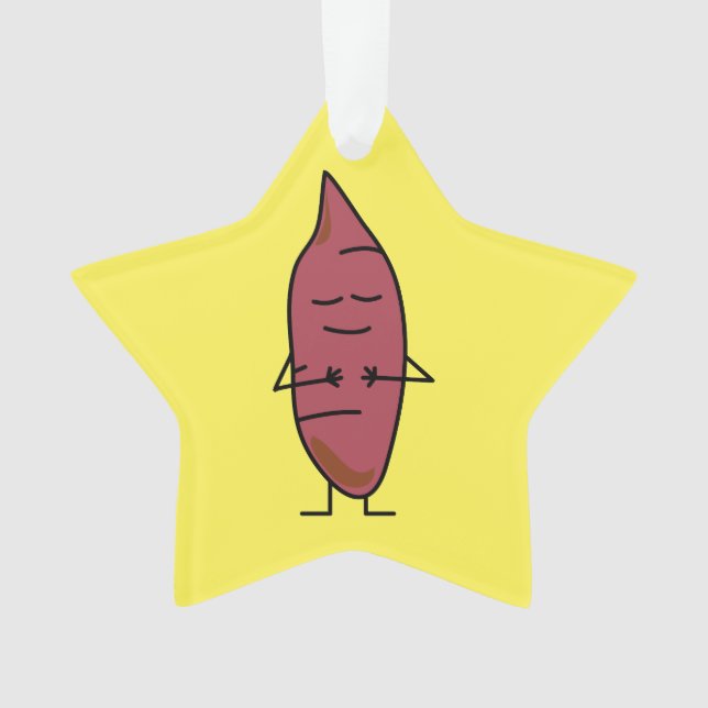 Adorno Patatas de los ñames del ñame de la patata dulce (Anverso)