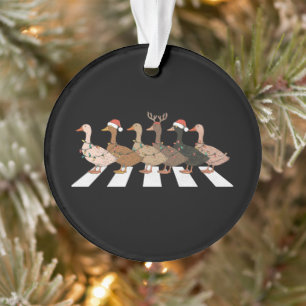 Adorno Patos de Navidad Animales Divertidos Regalo para A