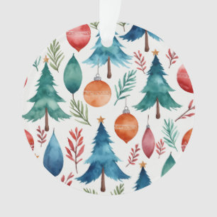 Adorno Patrón de árbol de Navidad