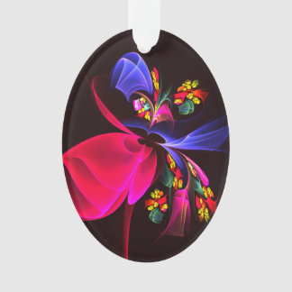 Adorno Patrón de arte de resumen floral colorido moderno