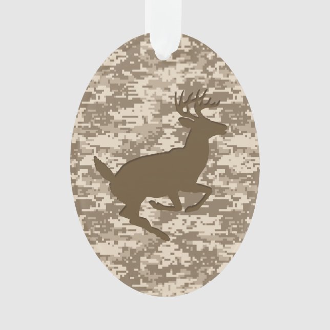 Adorno Patrón de Camuflaje Digital Deer Camo del Deer (Anverso)