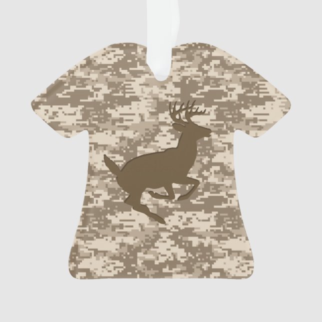 Adorno Patrón de Camuflaje Digital Deer Camo del Deer (Anverso)