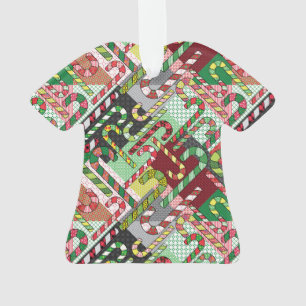 Adorno Patrón de candy cane