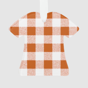 Adorno Patrón de comprobación de Gingham de Brown