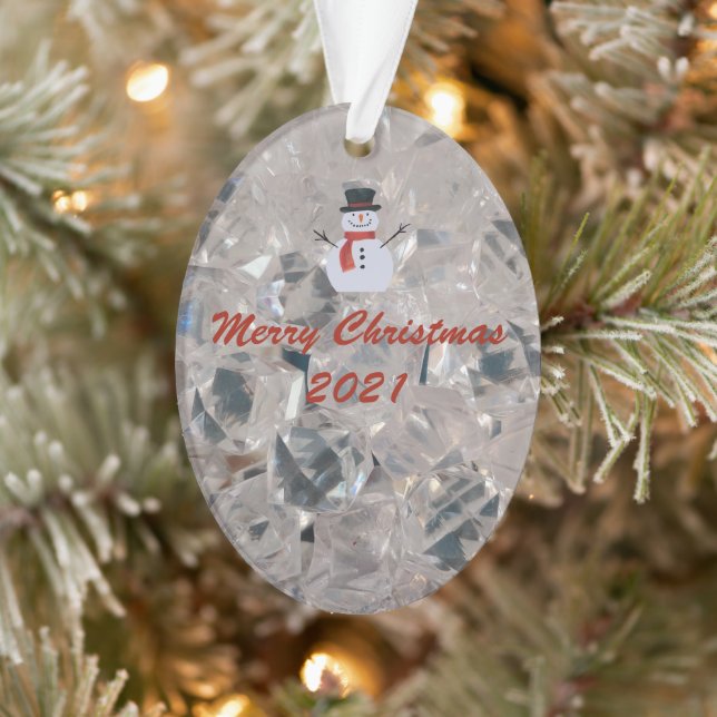 Adorno Patrón de corte de vidrio (Árbol)