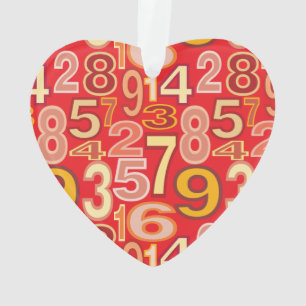 Adorno Patrón de número