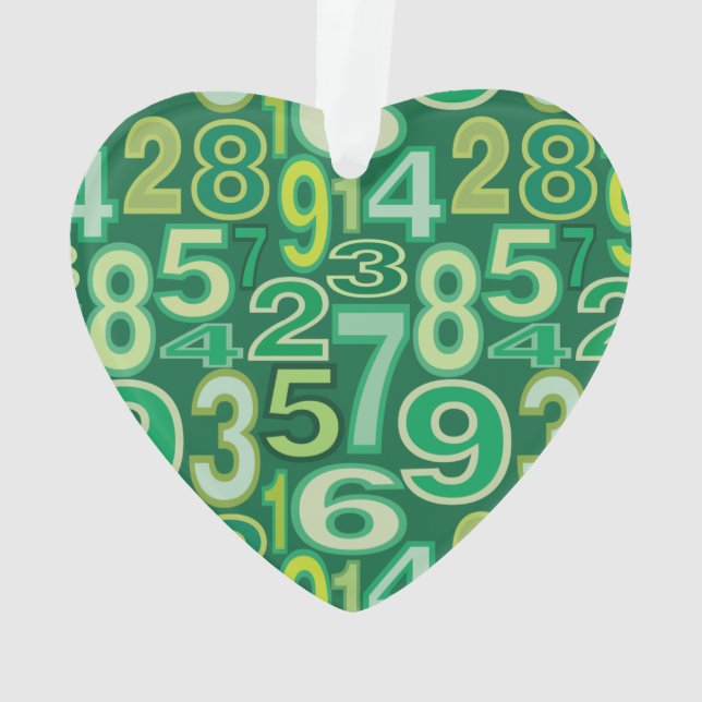 Adorno Patrón de número (Reverso)