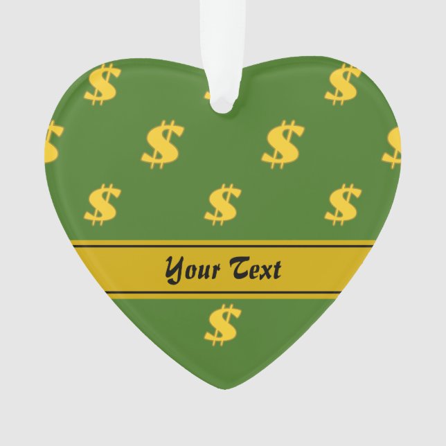 Adorno Patrón de signos del dólar (Anverso)