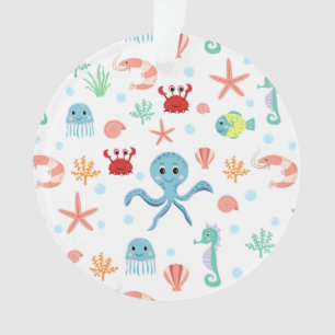 Adorno Patrón del mundo marino