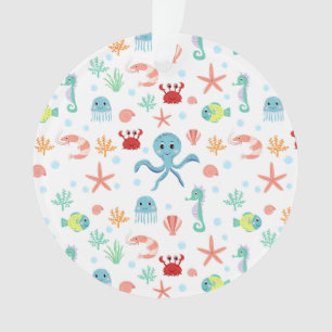 Adorno Patrón del mundo marino