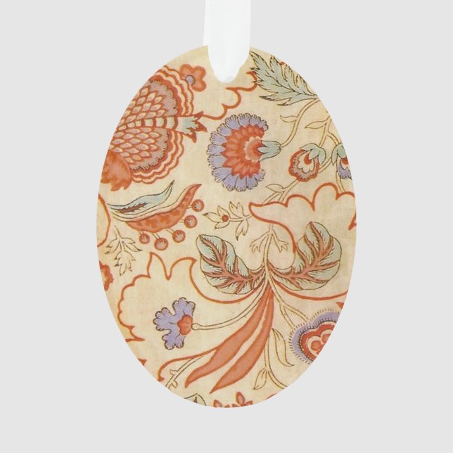 Adorno Patrón floral antiguo de Chintz Paisley (Reverso)