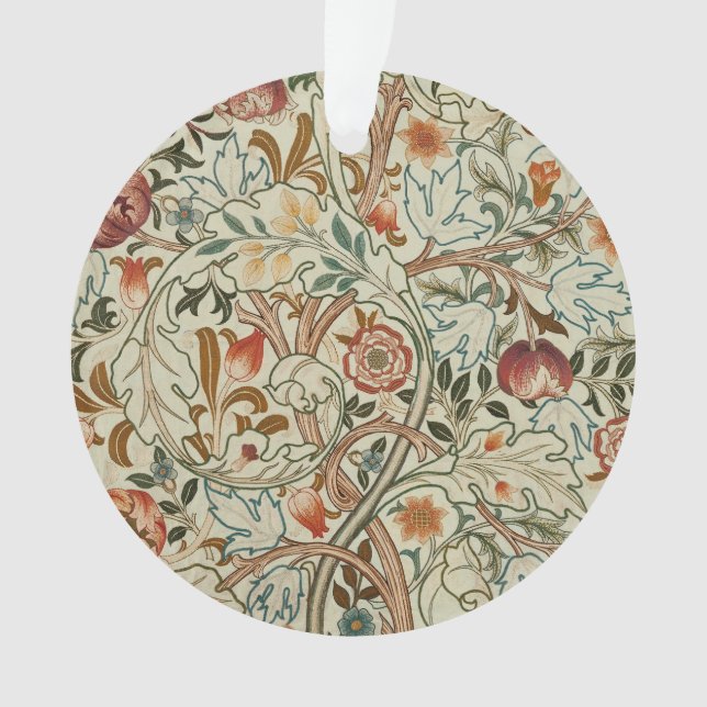 Adorno Patrón floral de William Morris Acanthus Embroider (Anverso)