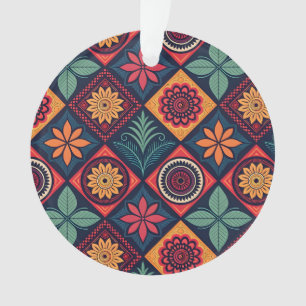 Adorno Patrón mágico de las flores