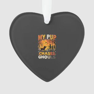 Adorno Patrulla del cementerio de perros de Halloween