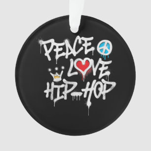 Adorno Paz Amor Hip Hop Baile