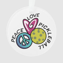 Adorno Peace Love Pickleball