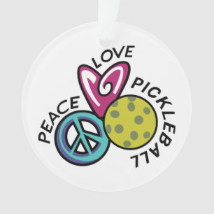 Adorno Peace Love Pickleball