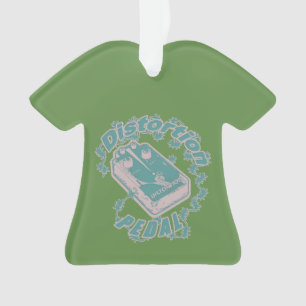 Adorno Pedal de distorsión - Shock eléctrico en verde