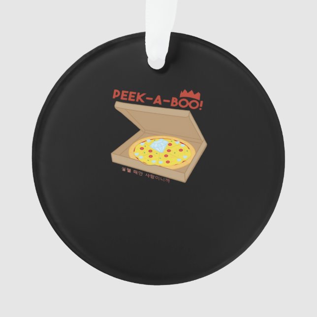 Adorno Peekabo Diseño básico y divertido (Anverso)