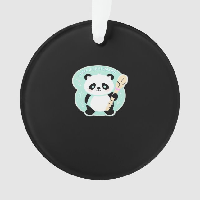 Adorno Peekabo Panda (Anverso)