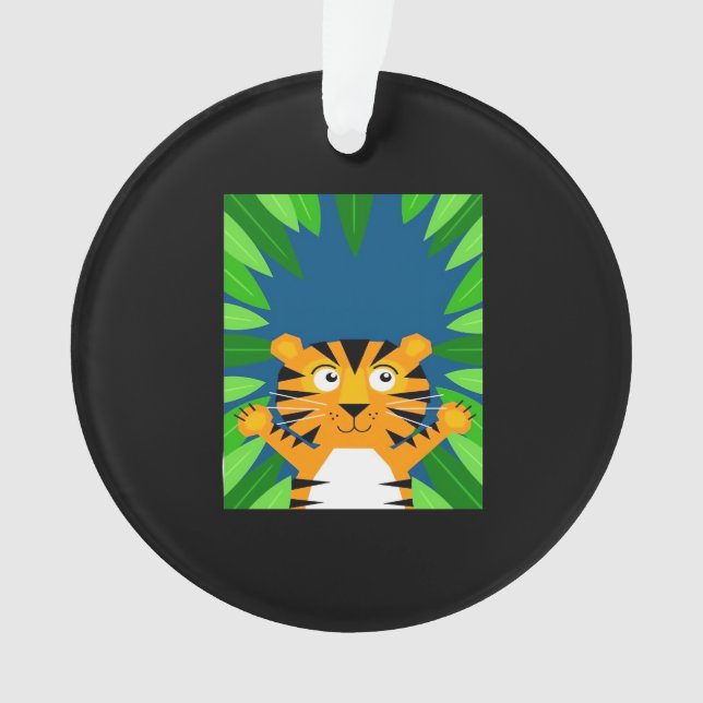 Adorno Peekabo Tiger (Anverso)