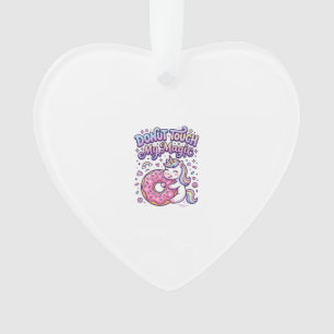 Adorno Pegatina de idea de regalo mágico de donut de unic