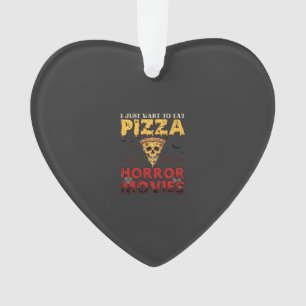 Adorno Películas de terror de pizza Halloween Cráneo Murc