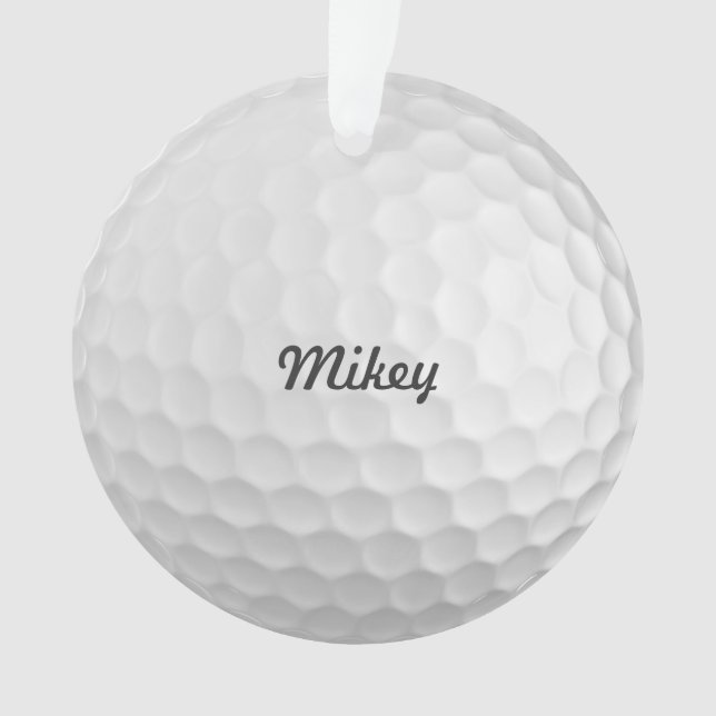 Adorno Pelota de golf personalizada (Anverso)