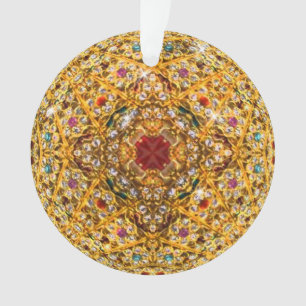 Adorno Pelota de oro festiva