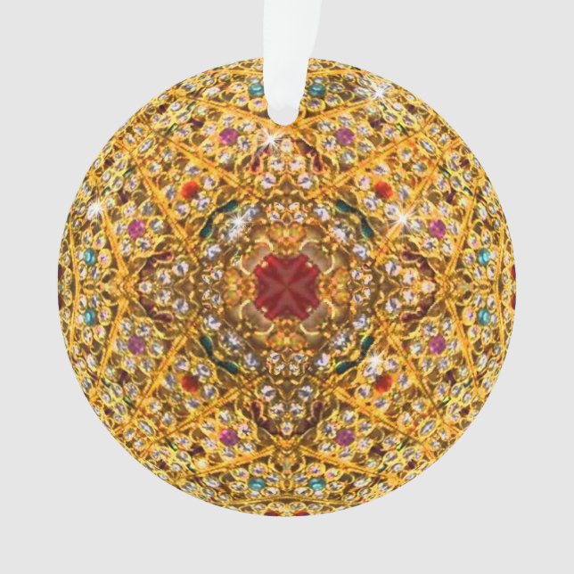 Adorno Pelota de oro festiva (Anverso)