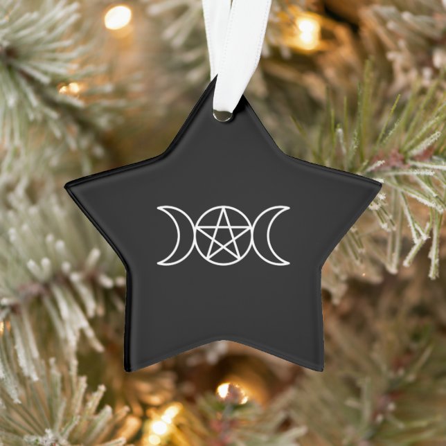 Adorno Pentacle Triple Diosa de la Luna (Árbol)