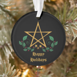 Adorno Pentacle Witchy Pagan