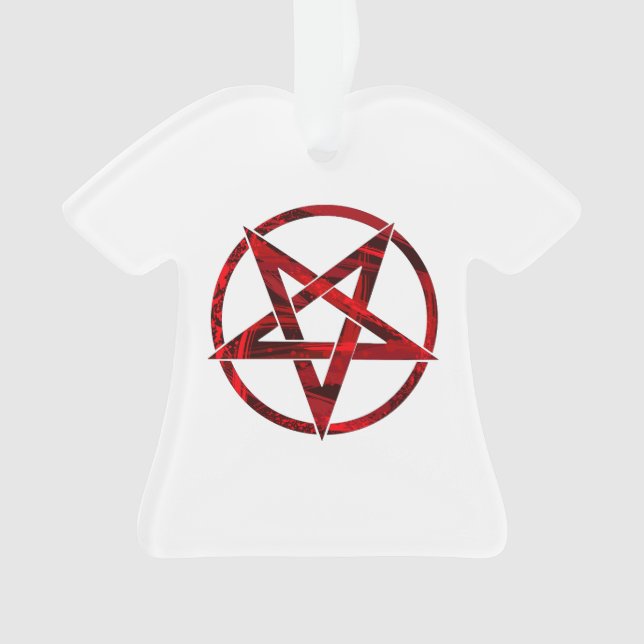 Adorno Pentagrama del Diablo Rojo (Anverso)