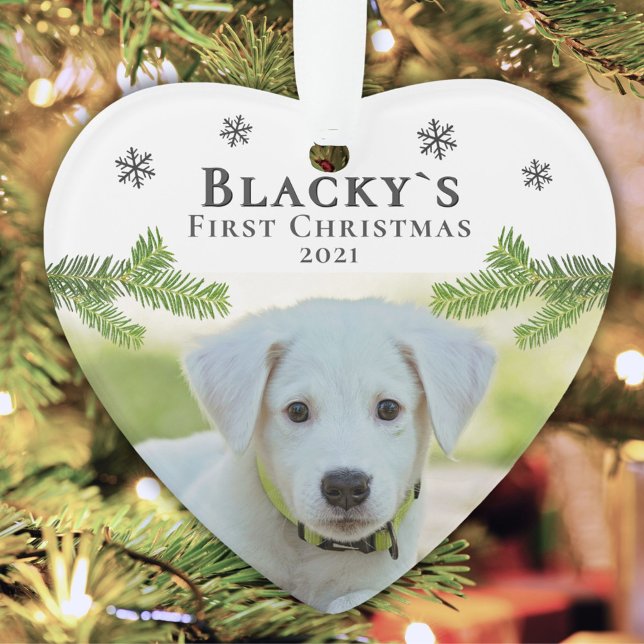 Adorno Pequeña foto de Navidades de cachorros navideños (Subido por el creador)