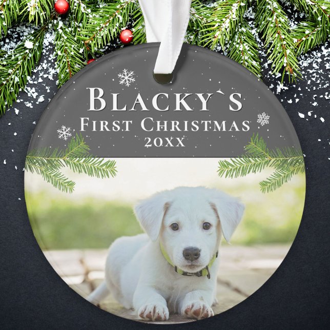 Adorno Pequeña foto de Navidades de cachorros navideños (Subido por el creador)
