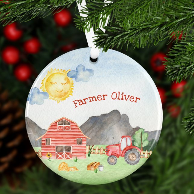 Adorno Pequeño agricultor con nombre de Navidad (Subido por el creador)