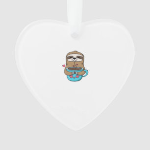 Adorno Perezoso Chibi Amante del Café � Perezoso Kawaii A
