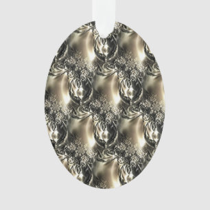 Adorno Perlas doradas