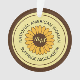 Adorno perno conmemorativo NAWSA del girasol del