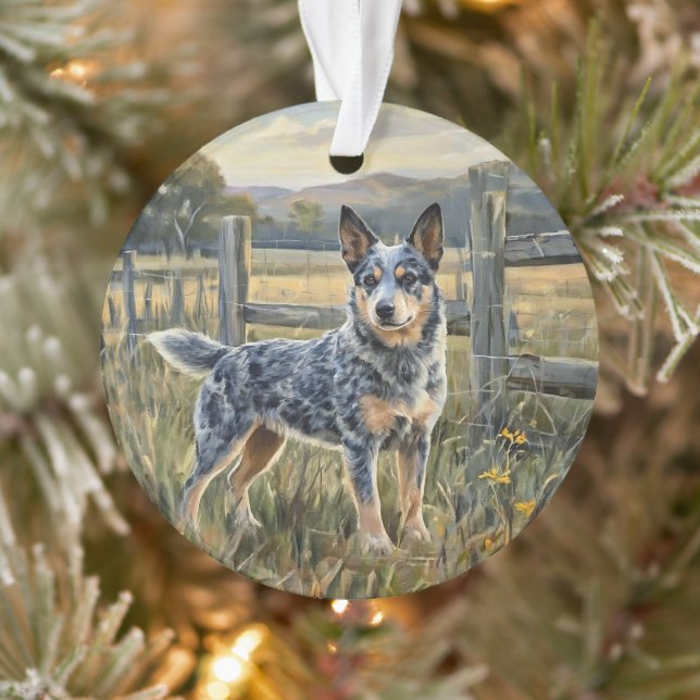 Adorno Perro Boyero Australiano (Árbol)