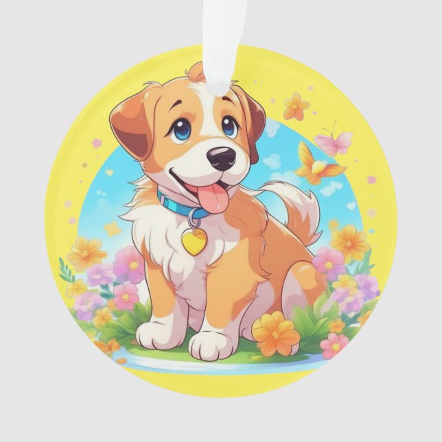 Adorno Perro de cachorro (Anverso)