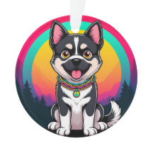 Perro de dibujos animados juguetón